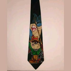 Looney Tunes Mania Taz Manian Devil Blue Tie